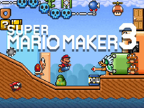 Play Super Mario Maker 3, a free online platformer creation game