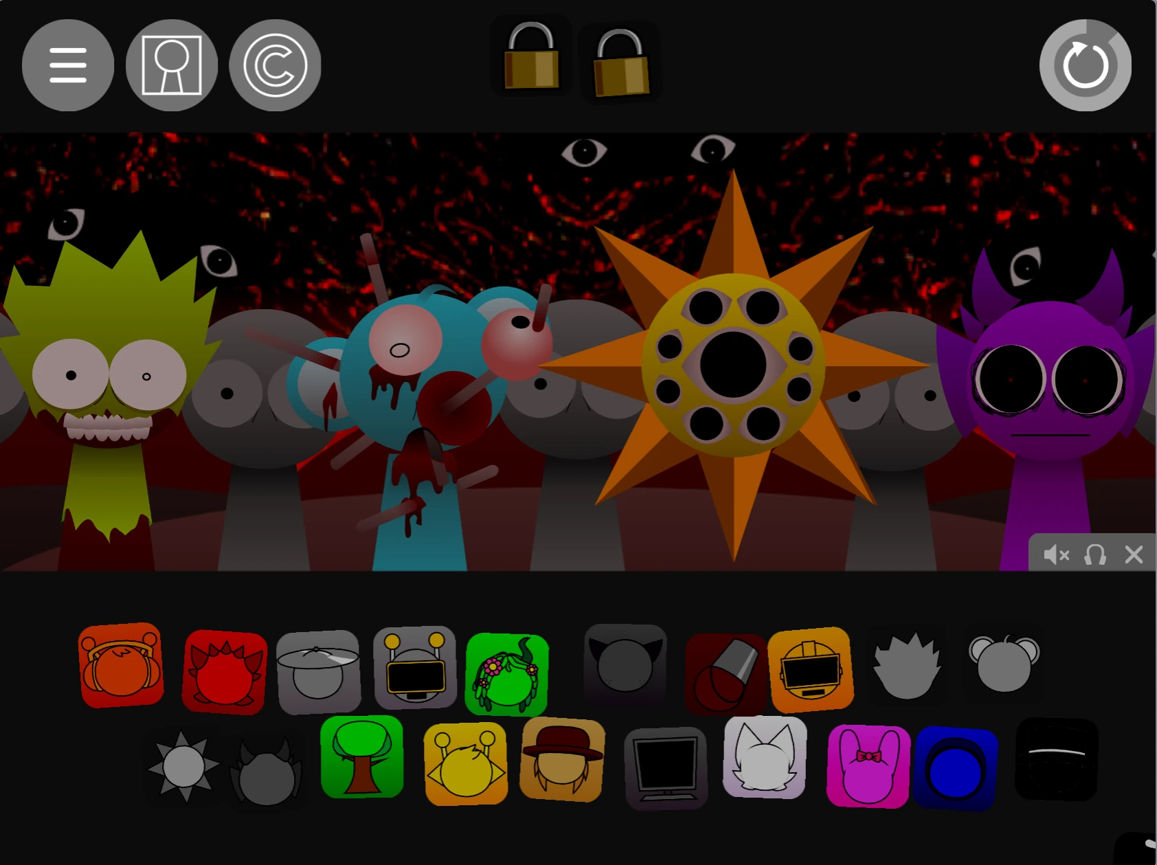 Super Sprunki Pyramixed 0.9 Remix character animations