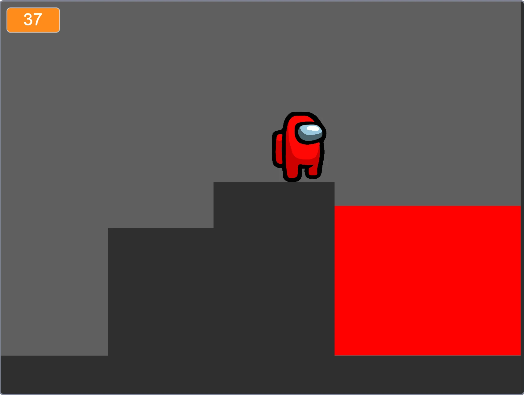 Susrun Sus Platformer gameplay screenshot with platforms