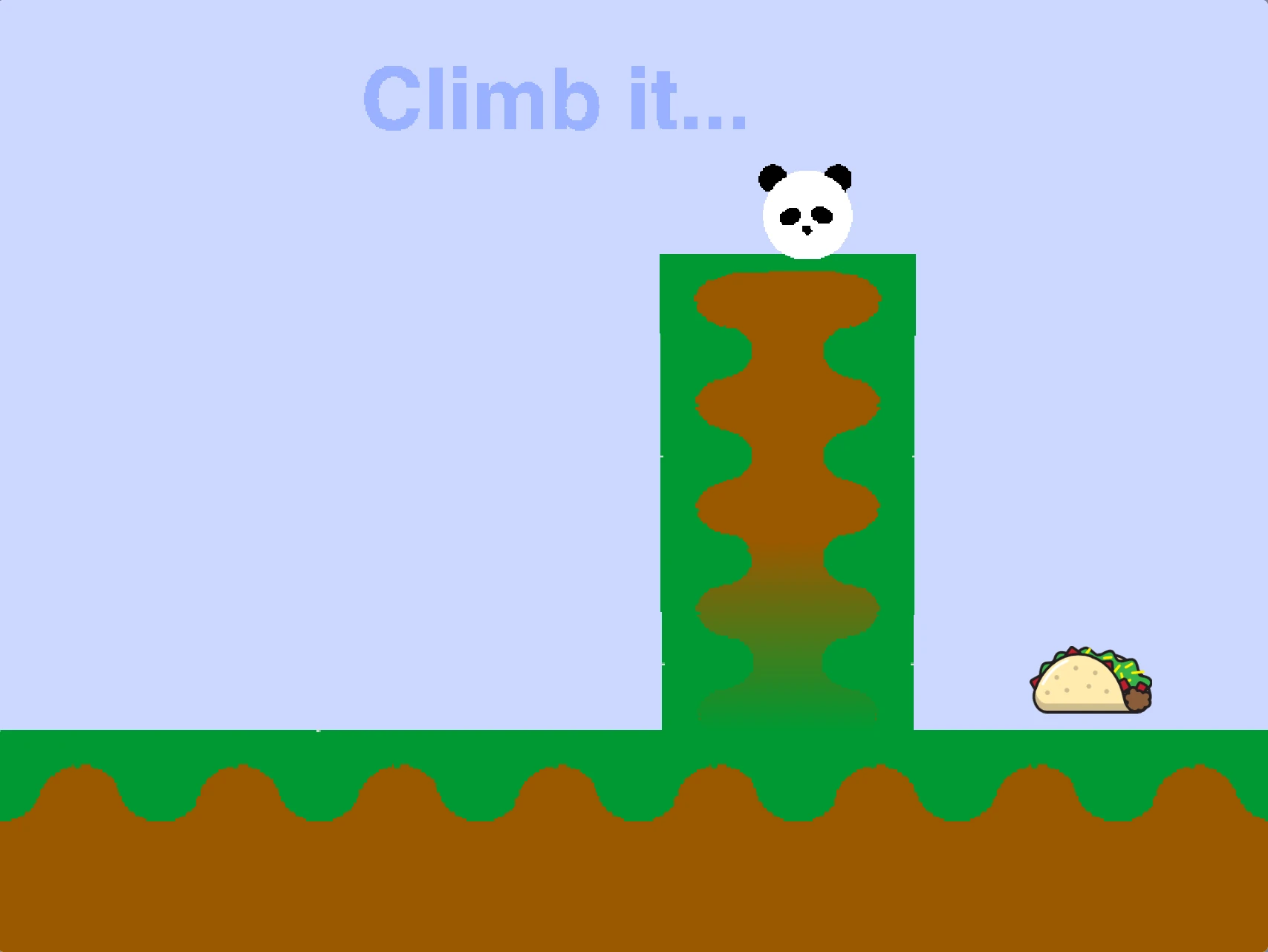 Taco Panda Platformer gameplay screenshot 5 showing level design
