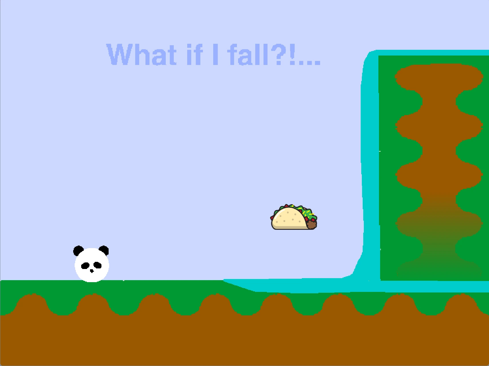 Taco Panda Platformer gameplay screenshot 6 with the panda character