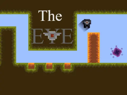 The Eye - A challenging platformer game with secrets and drag-and-drop mechanics