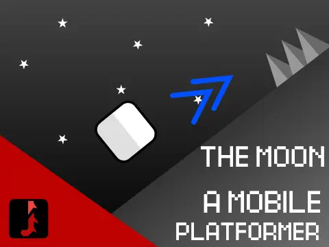 The Moon - A Mobile Platformer game logo