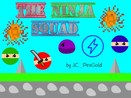 Logo for The Ninja Squad: A Mobile Friendly Platformer