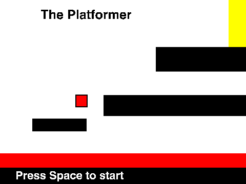 The Platformer logo - classic platformer with RPG battle expansion