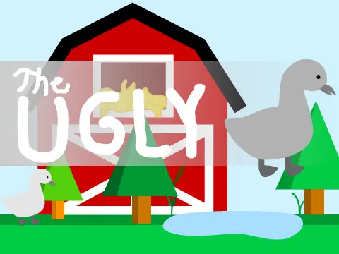 The Ugly Duckling platformer logo - anti-bullying awareness game