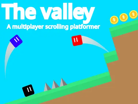 The Valley multiplayer platformer game logo cover