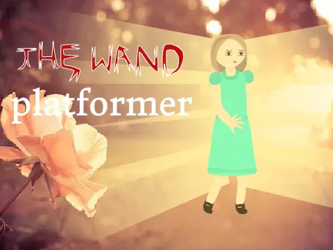 The Wand Platformer logo featuring Lucy character from The Wand universe