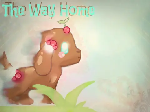 The Way Home platformer logo cover featuring sideways character orientation