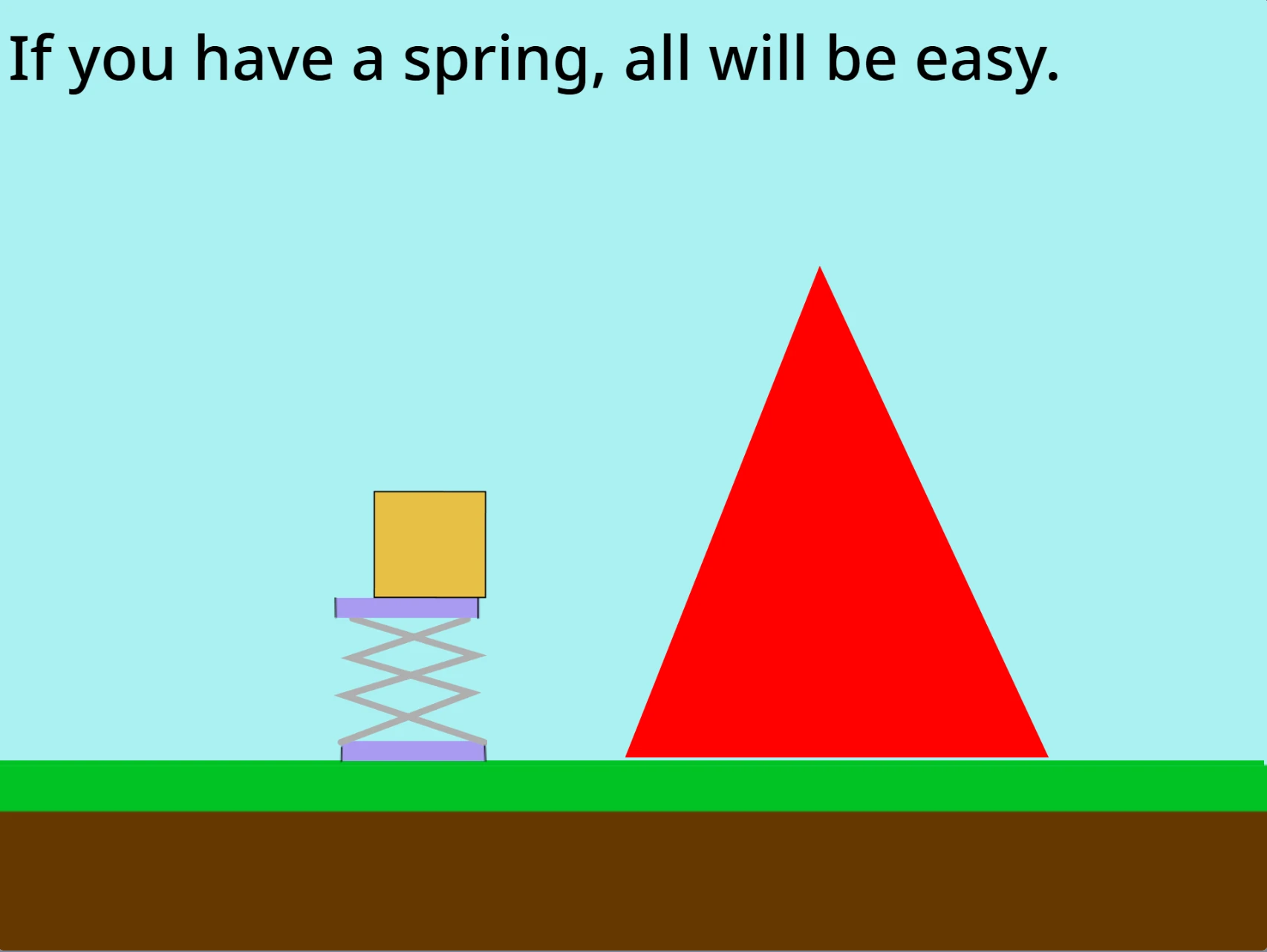 Trolling Platformer mobile gameplay on touchscreen