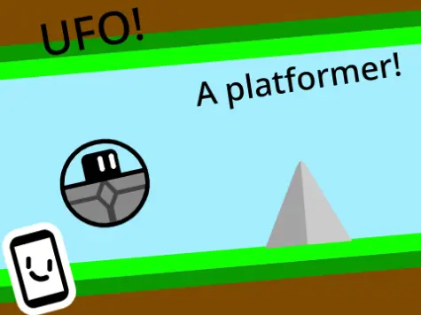 UFO A Platformer Logo