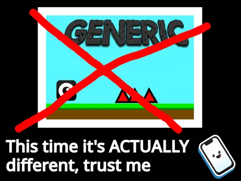 A Different Platformer v1.1 update logo with 17 endings challenge