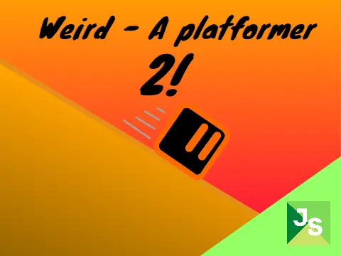 Weird - A Platformer 2 logo with abstract and quirky design representing its unique gameplay