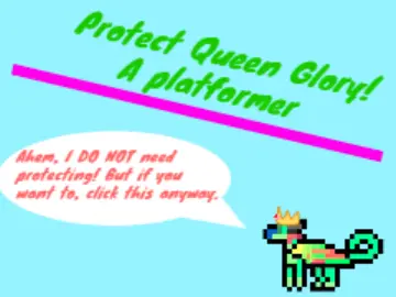 Wings of Fire platformer logo featuring Queen Glory and NightWing assassin