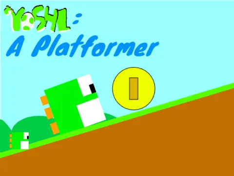 Logo for Yoshi: A Platformer, a fan-made platformer game
