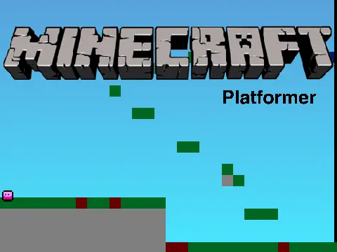 Minecraft Platformer Logo