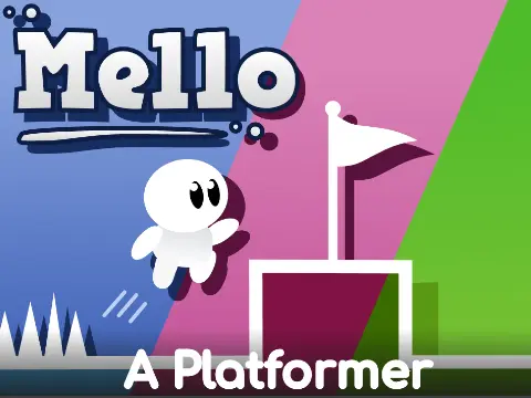 Mello a Platformer Game Logo